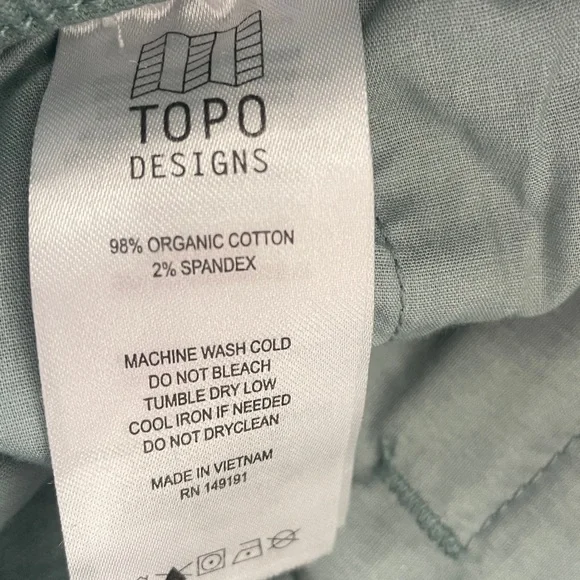 Topo Designs - Dirt Pants - Women's - Sage / Large - Picture 11 of 15